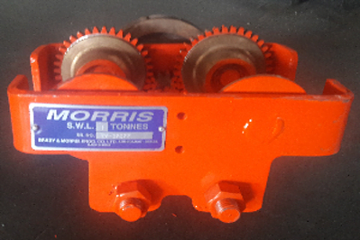 Non-Sparking Geared Travelling Trolley